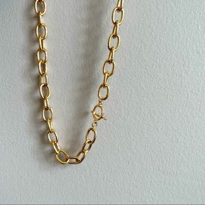 Gold chunky choker necklace chain ✨💕 target // worn once